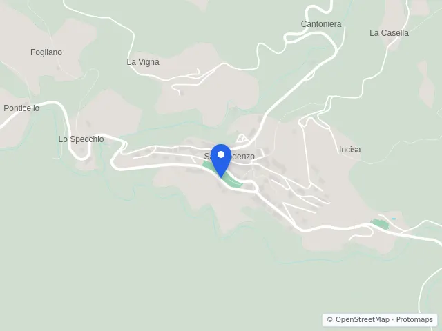 Mappa di San Godenzo, Firenze