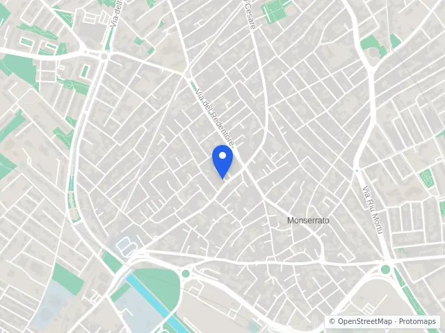 Mappa di Monserrato, Cagliari
