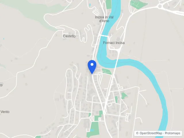 Mappa di Figline e Incisa Valdarno, Firenze