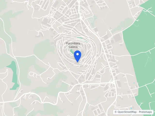 Mappa di Palombara Sabina, Roma