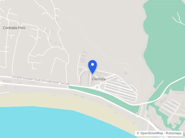 Mappa di Porto Empedocle, Agrigento