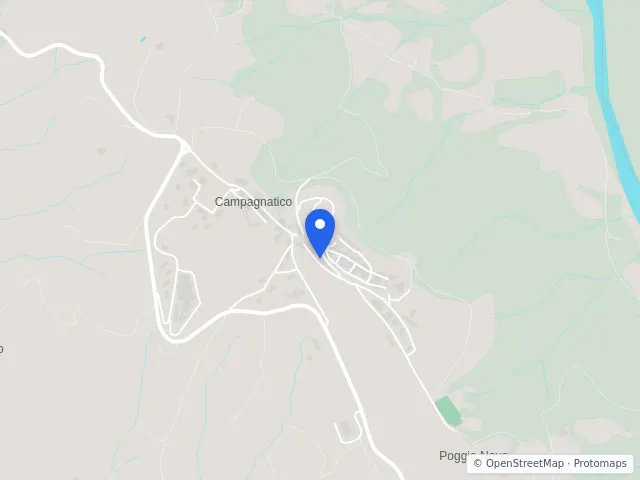 Mappa di Campagnatico, Grosseto