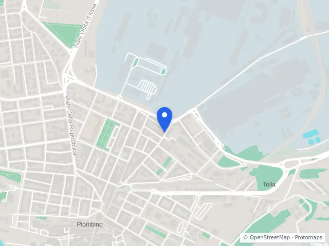 Mappa di Piombino, Livorno