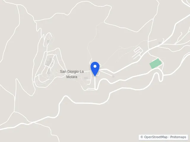 Mappa di San Giorgio La Molara, Benevento