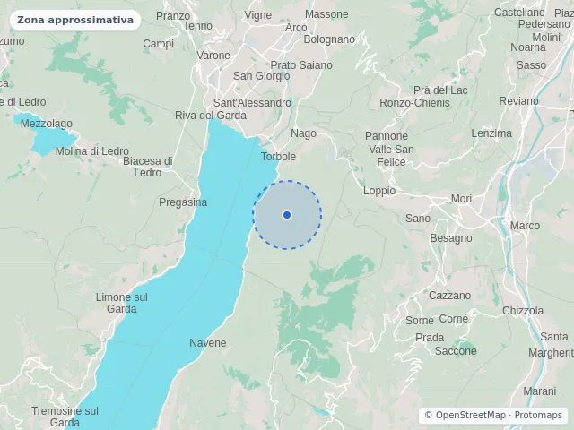 Mappa di Nago-Torbole, Trento