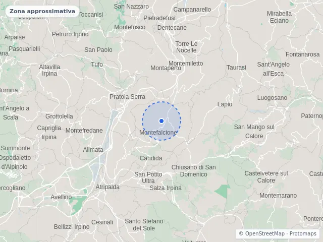 Mappa di Montefalcione, Avellino