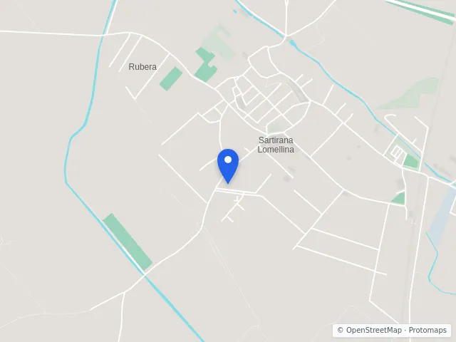 Mappa di Sartirana Lomellina, Pavia