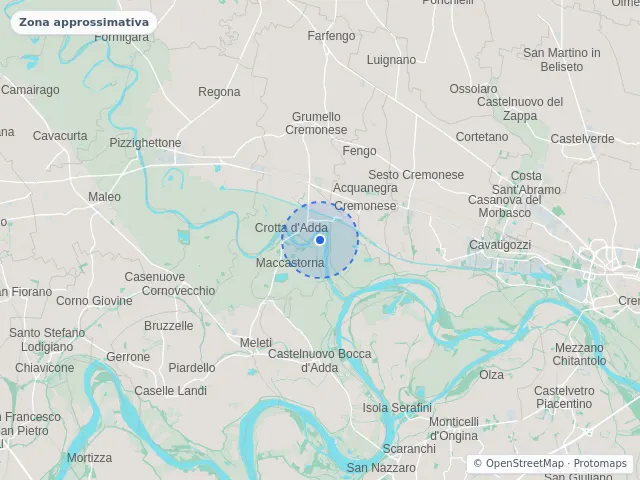 Mappa di Crotta d'Adda, Cremona