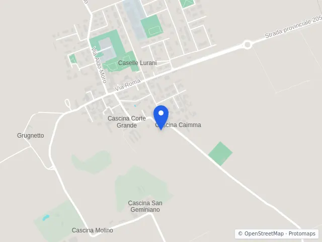 Mappa di Caselle Lurani, Lodi