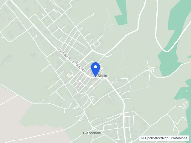 Mappa di Sigillo, Perugia