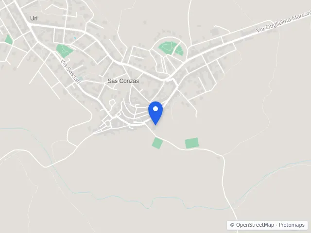 Mappa di Uri, Sassari