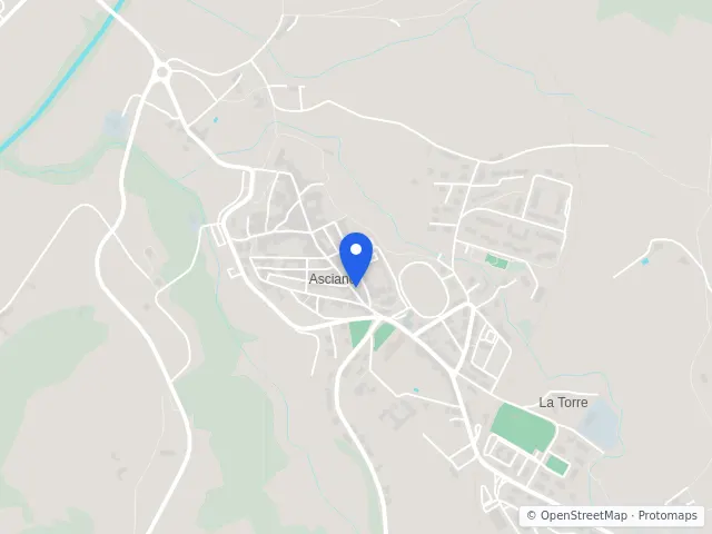 Mappa di Asciano, Siena