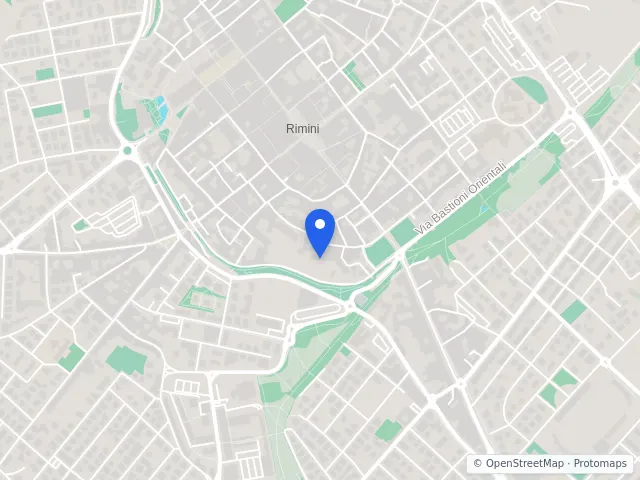 Mappa di Rimini