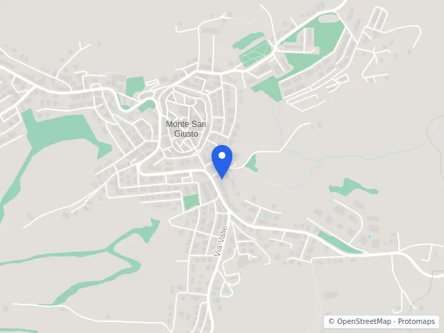 Mappa di Monte San Giusto, Macerata