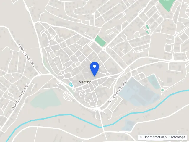Mappa di Tolentino, Macerata