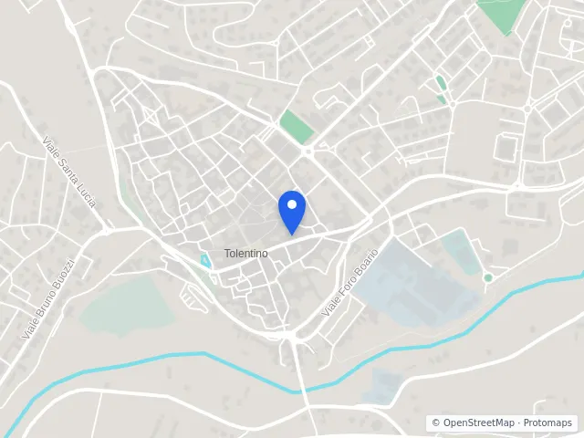 Mappa di Tolentino, Macerata