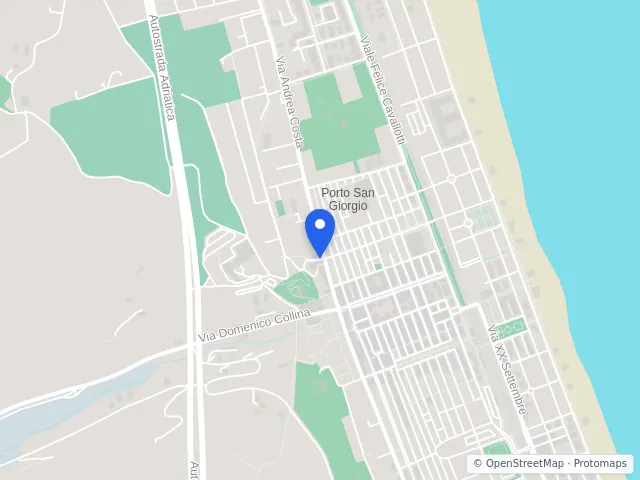 Mappa di Porto San Giorgio, Fermo