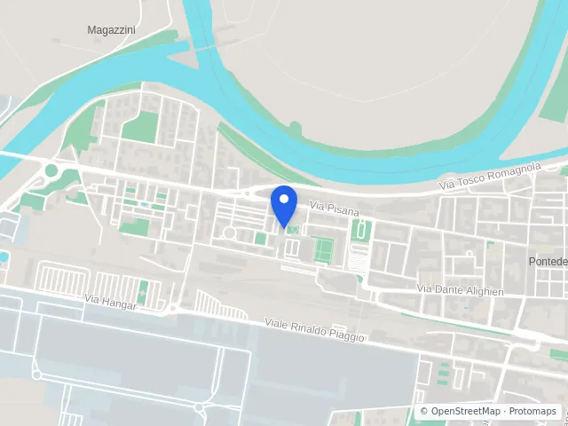 Mappa di Pontedera, Pisa