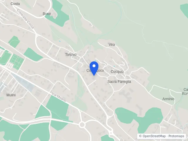 Mappa di Cocquio-Trevisago, Varese