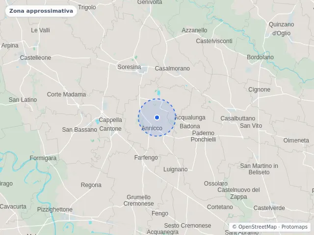 Mappa di Annicco, Cremona