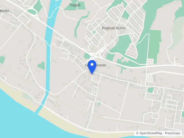 Mappa di Melito di Porto Salvo, Reggio di Calabria