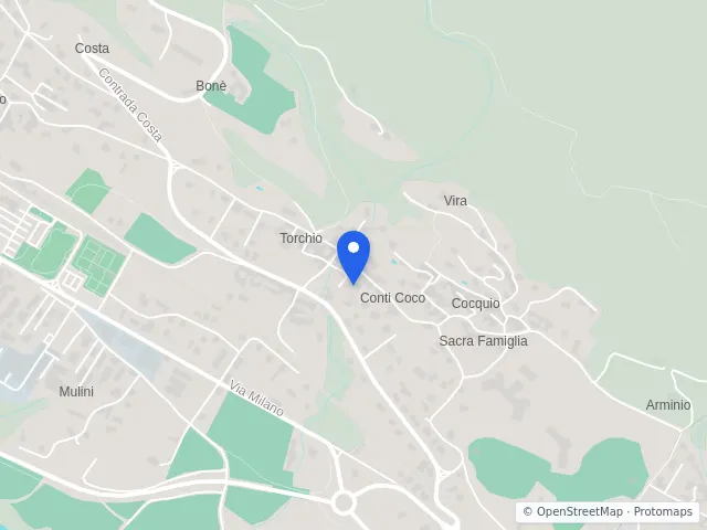 Mappa di Cocquio-Trevisago, Varese