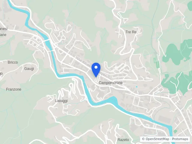 Mappa di Campomorone, Genova