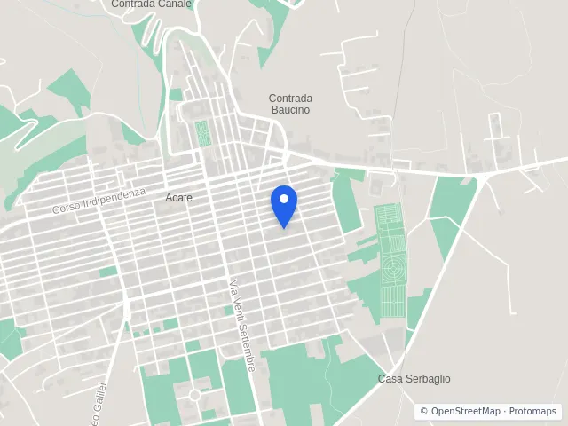 Mappa di Acate, Ragusa
