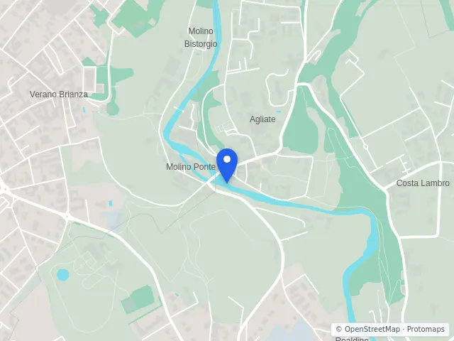 Mappa di Carate Brianza, Monza e della Brianza