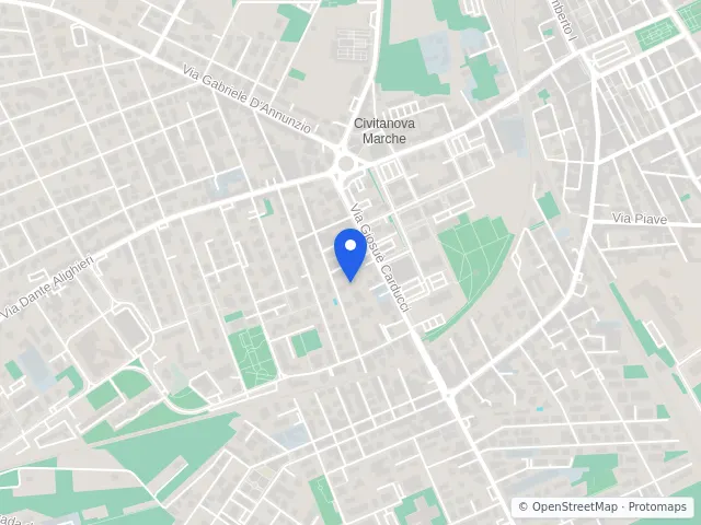 Mappa di Civitanova Marche, Macerata