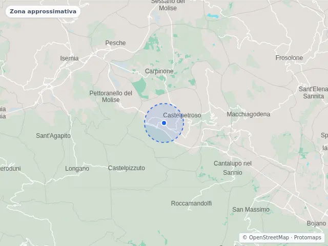 Mappa di Castelpetroso, Isernia