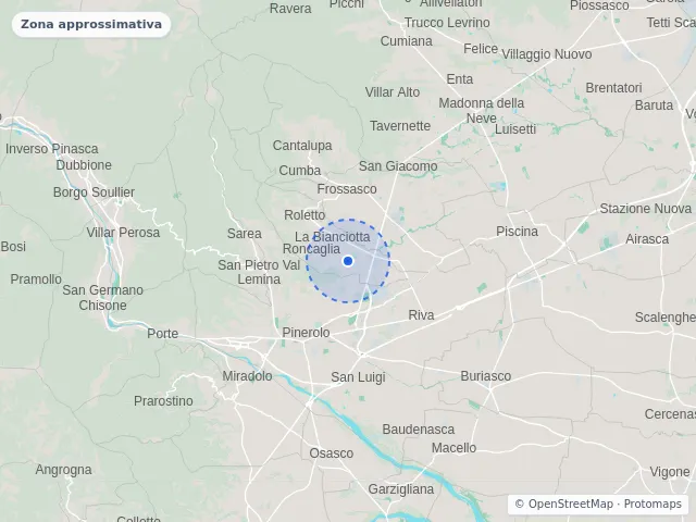 Mappa di Pinerolo, Torino