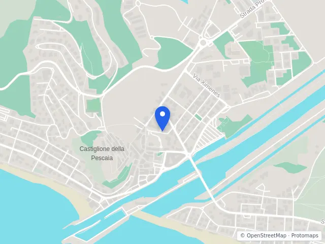 Mappa di Castiglione della Pescaia, Grosseto