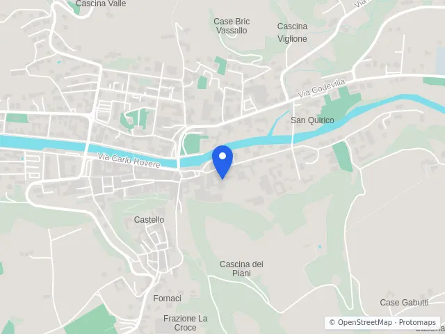 Mappa di Dogliani, Cuneo
