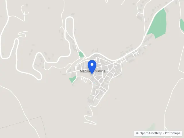 Mappa di Magliano Sabina, Rieti