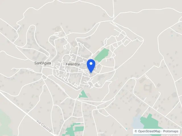 Mappa di Ferentino, Frosinone
