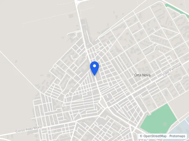 Mappa di Orta Nova, Foggia