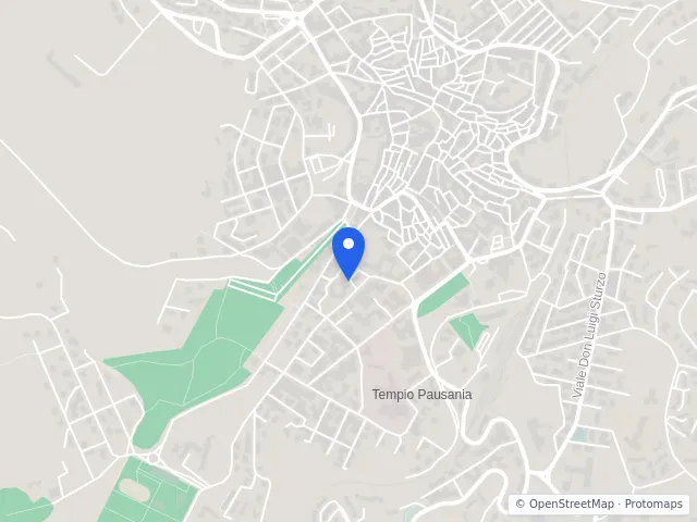 Mappa di Tempio Pausania, Sassari