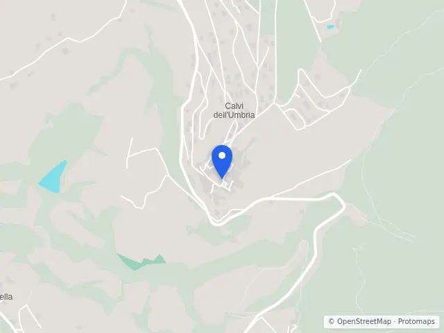 Mappa di Calvi dell'Umbria, Terni