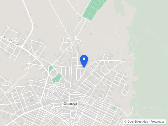 Mappa di Cittanova, Reggio di Calabria