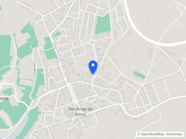 Mappa di San Giorgio del Sannio, Benevento
