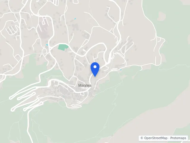 Mappa di Maratea, Potenza