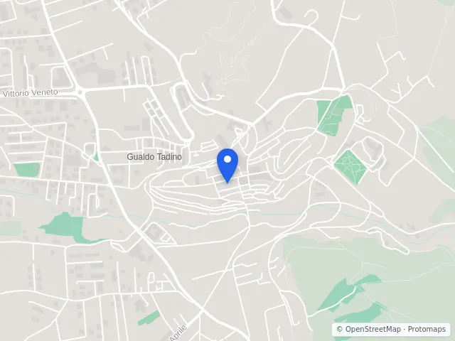 Mappa di Gualdo Tadino, Perugia