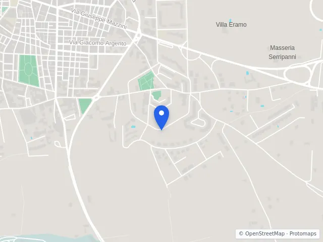 Mappa di Gioia del Colle, Bari