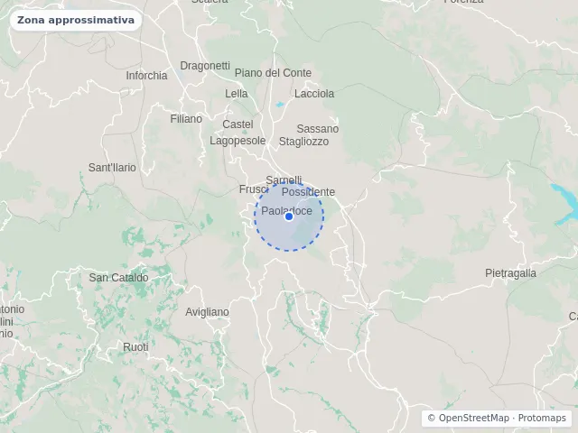 Mappa di Avigliano, Potenza