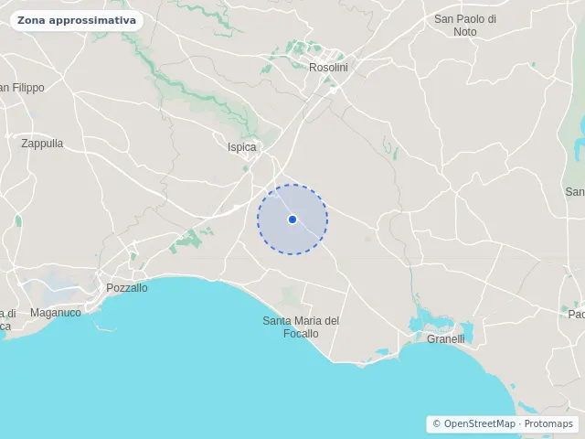 Mappa di Ispica, Ragusa