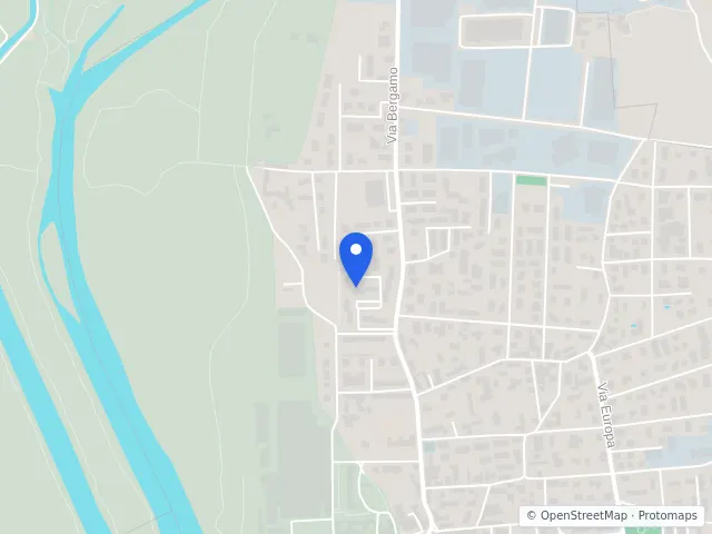 Mappa di Fara Gera d'Adda, Bergamo