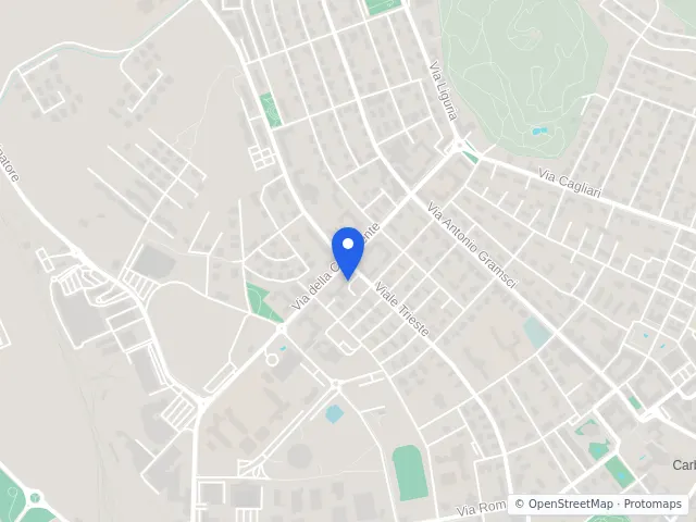 Mappa di Carbonia, Sud Sardegna