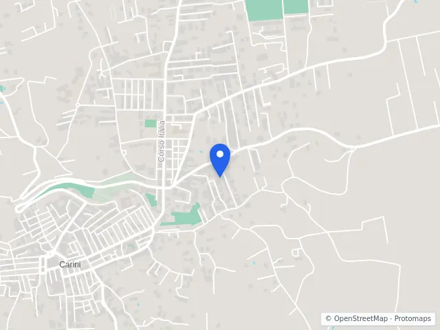 Mappa di Carini, Palermo