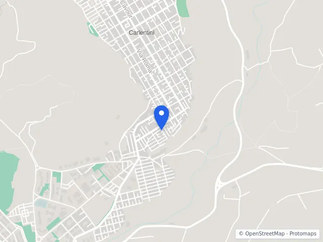Mappa di Carlentini, Siracusa